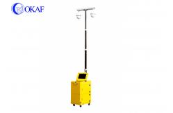 China PTZ Camera Monitors Mobile Vehicle Mounted Light Tower Trailers In Real Time supplier