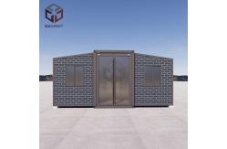 China 2200mm W Foldable Tiny House Container Mobile Home Hurricane Proof supplier