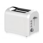 Anti Slip Feet Red Long Slot Toaster 2 Slice Bread Centering Function