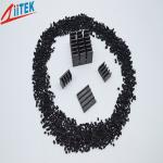 Black thermal conductivity 2.5 W/m-K nylon heat sinks  1.65g/cm3 Normal Engineering thermal conductive Plastic 150℃ 94V0 for sale