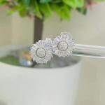 Butterfly Dangle Silver 925 Sterling Earrings 2.14g Lightweight