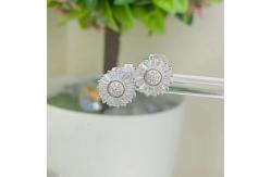 China Butterfly Dangle Silver 925 Sterling Earrings 2.14g Lightweight supplier