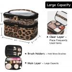 Waterproof Double Layer Cosmetic Bag Travel Makeup Bag For Women Cosmetics Cases for sale