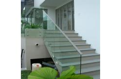 China OEM Security Glass Aluminium Railing Channel U Shape For Courtyard Balcony supplier