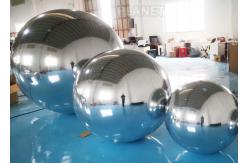 China Hanging Silver Inflatable Mirror Ball / Inflatable Mirror Balloon EN14960 supplier