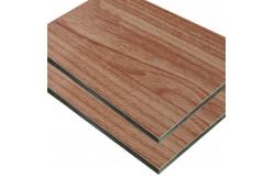 China Maple Wooden Exterior PVDF Aluminum Composite Panel Cladding supplier