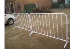 China Galvanized Road Safety Metal Pedestrian Crowd Control Barrier Temporary Fencing 1.1M supplier