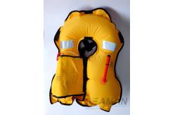 China 150N EN / ISO Automatic Inflatable Life Jackets 210D Nylon TPU Single Air Chamber supplier