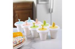 China Recycled Popsicle Plastic Ice Cream Mould Children Reusable Popsicle Sticks supplier