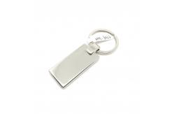 China Siliver Metal Keychain Holder with OEM/ODM Available for Name supplier