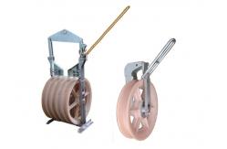 China Nylon Large Diameter Pilot Wire Rope Stringing Blocks supplier