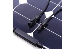 China Flexible 18v 50w Solar Panel Curved Soft Thin Film Solar Panel C60 Cell supplier
