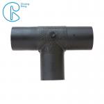 Iso4427 Pn16 Plastic Water Line Fittings Hdpe Equal Tee 50 - 630mm for sale