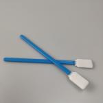 Square Flat Head 125mm Lint Free Dacron Swabs With PP Stick for sale