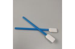China Square Flat Head 125mm Lint Free Dacron Swabs With PP Stick supplier