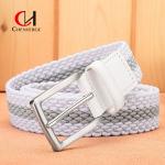 Non Punching Breathable Woven Elastic Belt Casual Men'S Canvas Belt High Grade