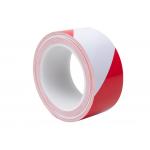 Red White Stripes PVC Adhesive Tape Plastic Electrical Tape For Insulation 15yard 20yard for sale