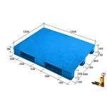 Customized Logistics Heavy Duty Plastic Pallets 1200 * 1200 * 160mm For Food Industry for sale