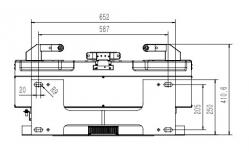 China Single Bearing Full Stroke Main Chuck Of Laser Dedicated Pipe Cutter supplier