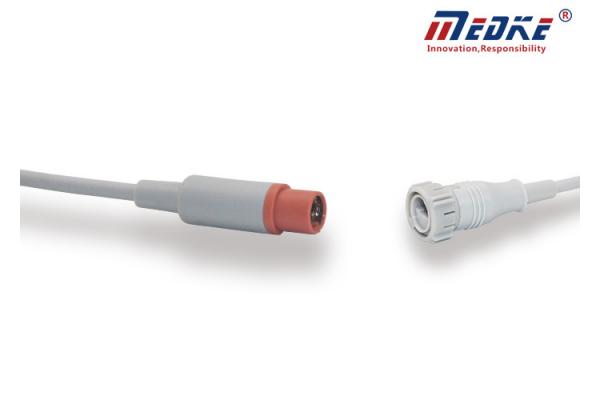 Gray Round 6pin Argon Transducer SC6000 Siemens Ibp Cable