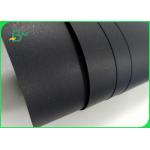 Wood Pulp Smothness 300 / 350gsm Black Hard Paperboard For Jewel Case for sale