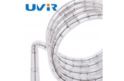 China Energy Saving Quartz Infrared Heating Element Tube 3D Single Tube Quartz Heater Lamp supplier