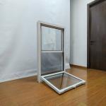 CE Aluminium Side Hung Windows White Double Glazed Aluminum Top Hung Window for sale