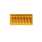 Food Plastic Blister Tray PP Flocking Gold Plated Silver Medicine Packaging Box Lining for sale