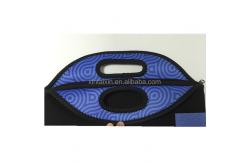 China Factory made soft feeling neoprene cooler bag neoprene lunch bag with handle supplier
