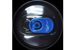 China Round Aluminum Can Lids Retort Aluminium End Cap Custom Logo Easy Open supplier