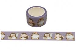 China Custom Printed Craft Decorative 15mm Glitter Washi Paper Tape supplier