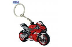 China Custom Soft PVC Plastic Keychain, OEM Customize Cartoon Animal Soft Keychain supplier
