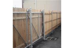 China 8ft HIGH X 25ft ROLLS Diamond Galvanized Chain Link Fence Panels Abrasion Proof supplier
