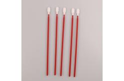China 165mm Long Handle Cleanroom Polyester Tip Swab For PCB Cleaning supplier