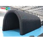 210D Oxford  Black Inflatable Tunnel Tent Multi Function For Activities Exhibitions for sale