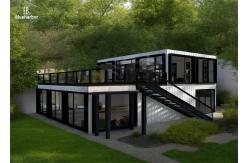 China Modern Prefabricated Modular Home Two Story Villa Style With Stackable Features supplier