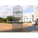 Four Rings 0.31m3 6.3mm Gauge Wire Mesh Box Pallet for sale