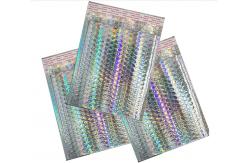 China VMPET Surface Decorative Holographic Bubble Mailers Custom Printing supplier