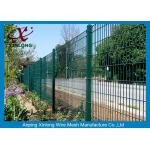 RAL Colors Double Wire Fence / Garden Security Fencing For Home Iron Rod Material for sale