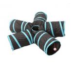 Peephole Connectable Collapsible 5 Way Cat Tunnel for sale