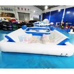 Commercial Plato Inflatable Boat Toys Blow Up Floating Island for sale