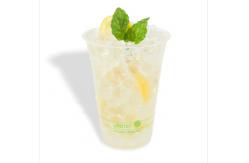 China Logo Printed Compostable Cups Clear Environmentally Friendly Plastic Cups 20oz supplier