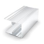 Shiny Silver Interior Sliding Window 6063 Aluminum Channel Extrusions
