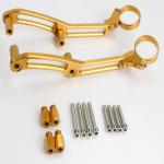 Aluminum Alloy Motorcycle Shock Absorber Mounting Bracket – Available in Gold, Black, and Electroplated Finishes for sale