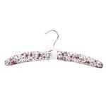 Betterall Ball End Hook Flower Print Display Satin Hanger for sale