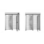 RFID Barcode Reader Intelligent Rotating Turn Style Gate Barrier For Dual Access Control for sale