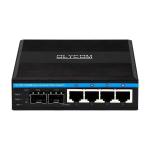 10/100/1000mbps Gigabit Managed Poe Switch With 2 Sfp Slot Din Rail Ethernet Switch for sale