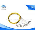 Industrial Pigtail For Fiber Optic Cable FTTH SCFC LC ST Single Mode Orange Paintcoat for sale
