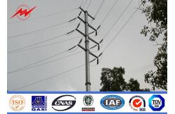 China Hot dip galvanization electrical power pole for over headline project supplier