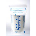 Resealable Stand Up Pouch Packaging With Zipper For Breast Milk Storage for sale